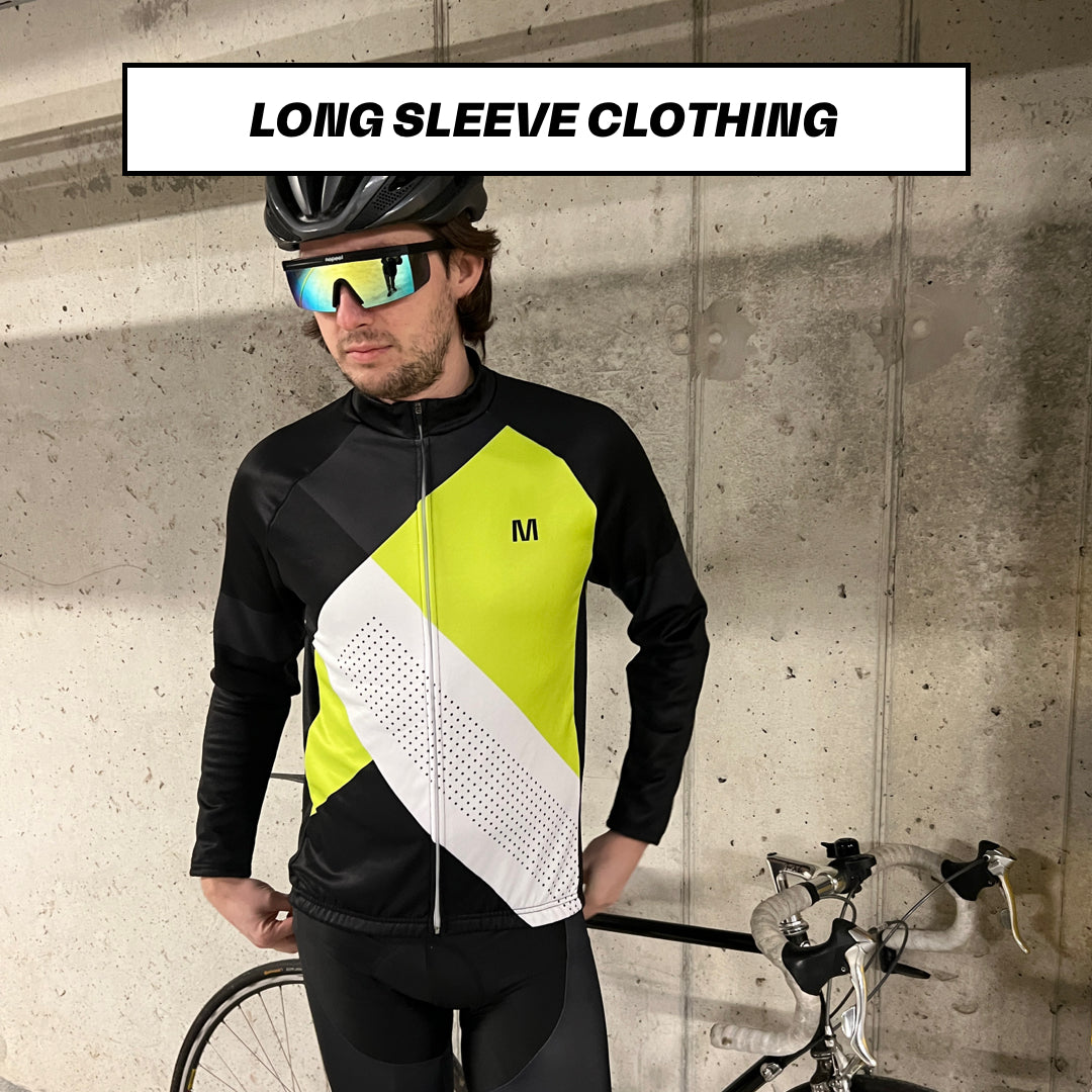 Long Sleeve Cycling Jerseys - Quality Thermo Fleeced Jerseys