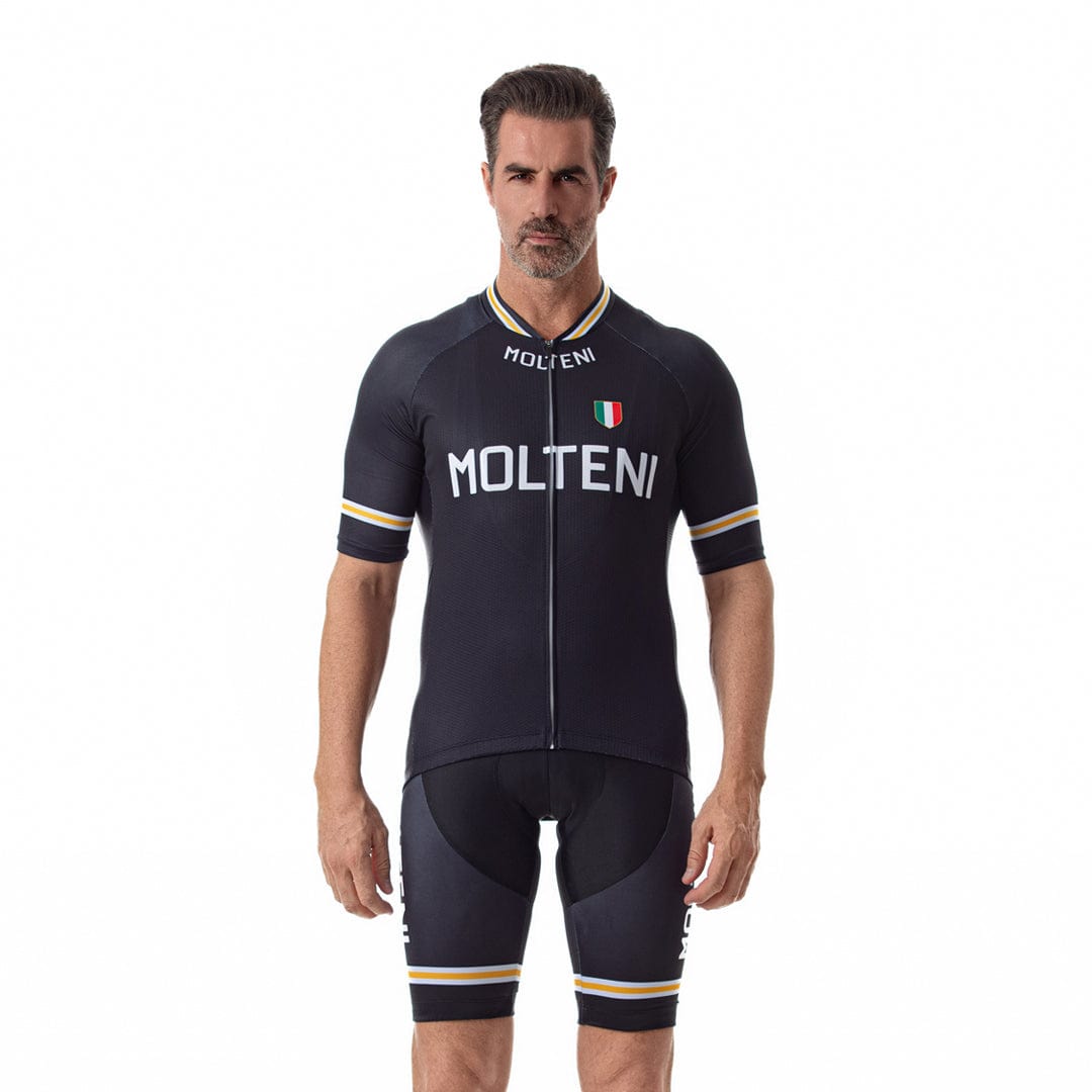 retro cycling gear Molteni Retro Cycling Jersey or Bib Shorts Jersey Only / XS