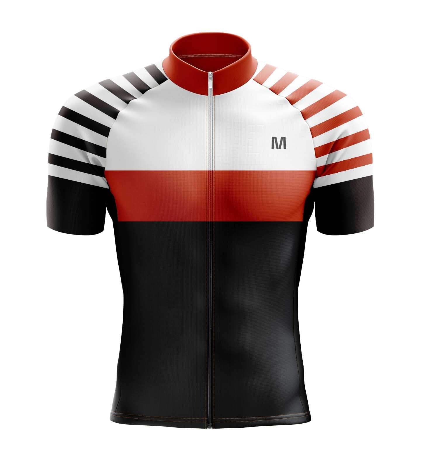 Men's Orange Wheelie Cycling Jersey Montella Cycling