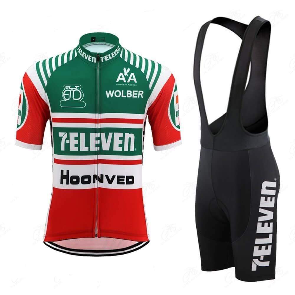 7 Eleven Men's Cycling Jersey or Bibs on Sale Now – Montella Cycling
