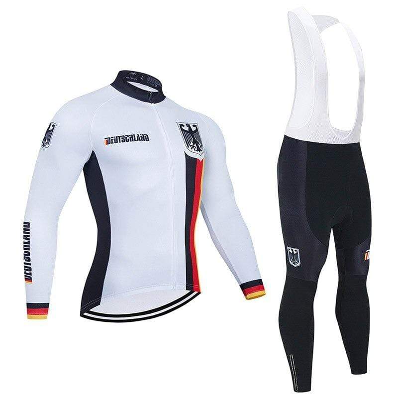 Germany Winter Cycling Jersey or Bib Pants – Montella Cycling