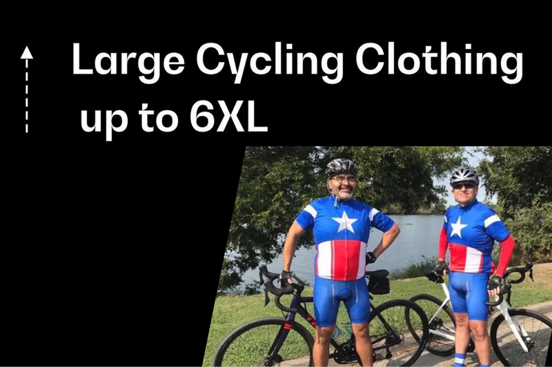 large size cycling jersey size 2XL 3XL 4XL cycling jersey for big tummy