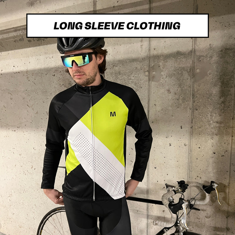 Men's long sleeve cycling jersey on sale