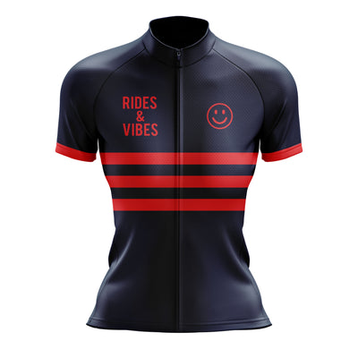 Women's Rides & Vibes Cycling Jersey - Blue