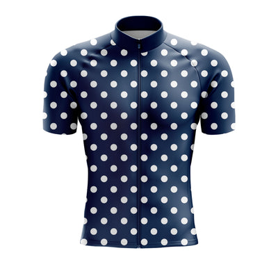 Jersey de ciclismo azul del lado de los hombres
