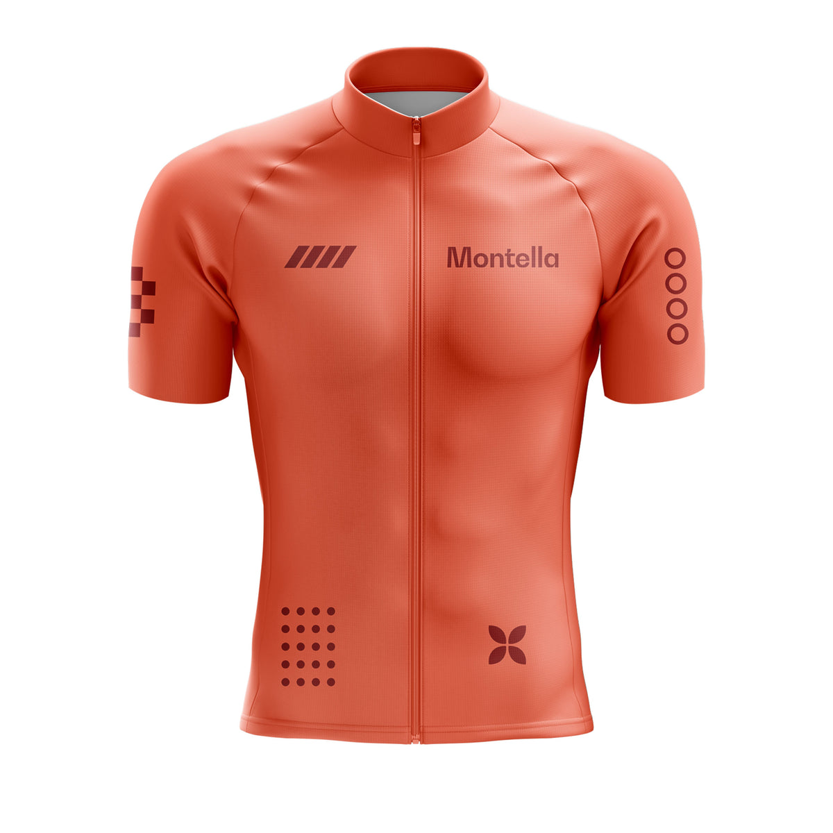 Jersey de ciclismo azul del lado de los hombres