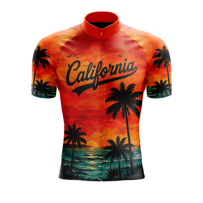 Jersey de ciclismo azul del lado de los hombres