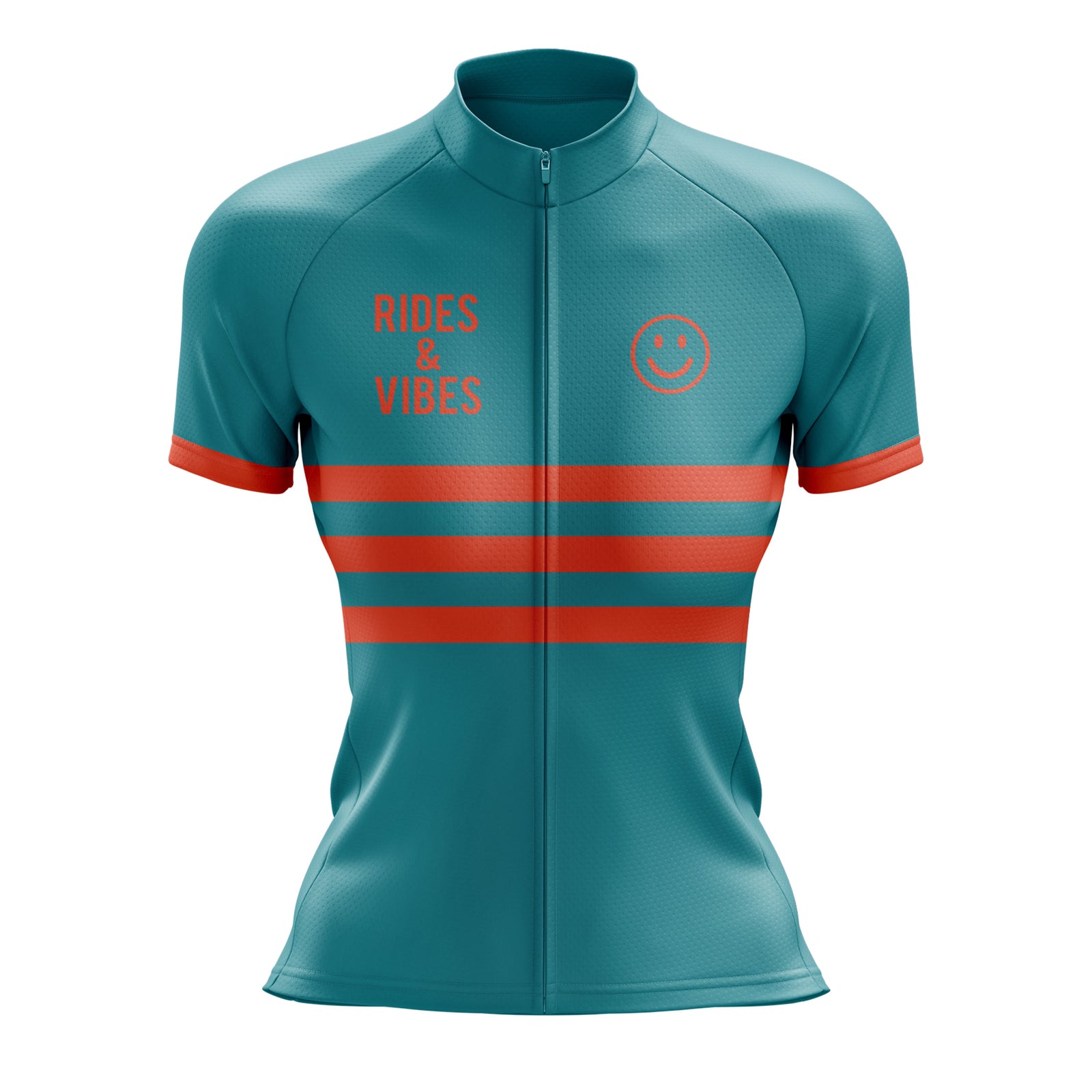 Women's Rides & Vibes Cycling Jersey - Teal