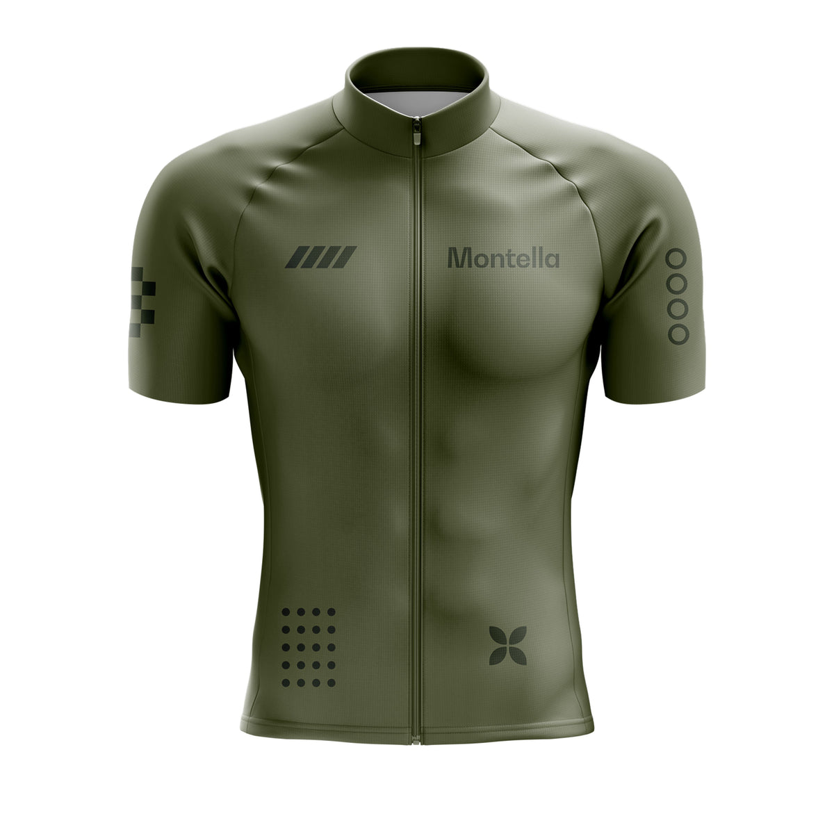 Jersey de ciclismo azul del lado de los hombres