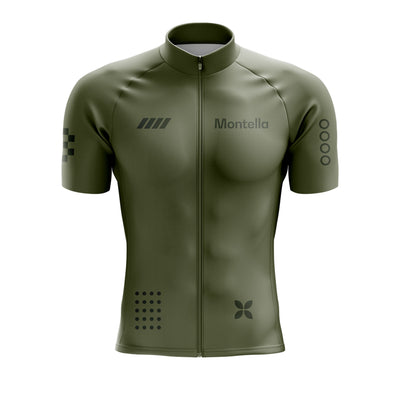 Jersey de ciclismo azul del lado de los hombres