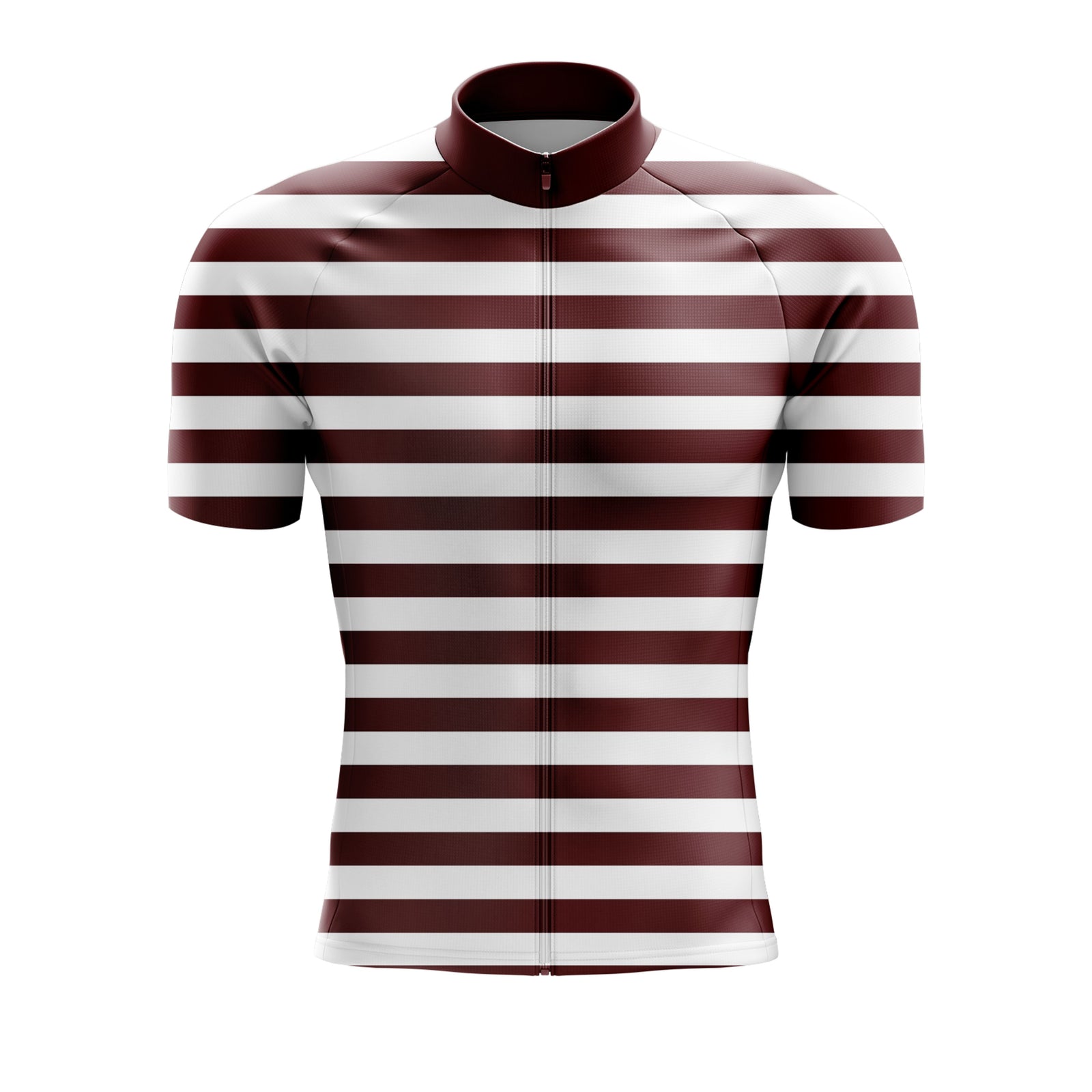 Men's Burgundy Lines Cycling Jersey or Bib Shorts 26/15 Edition