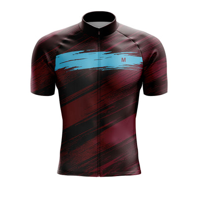 Men's Burgundy Cycling Jersey 26/17 Edition