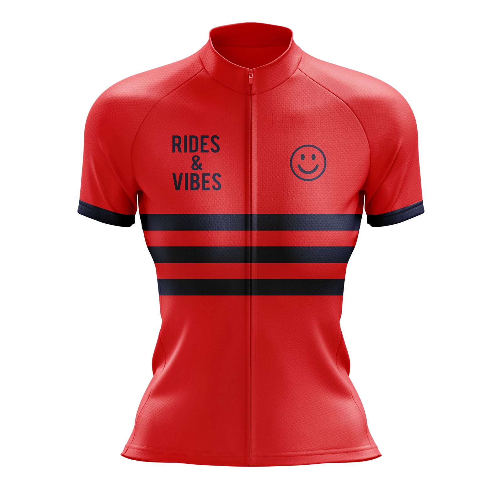 Women's Rides & Vibes Cycling Jersey - Red