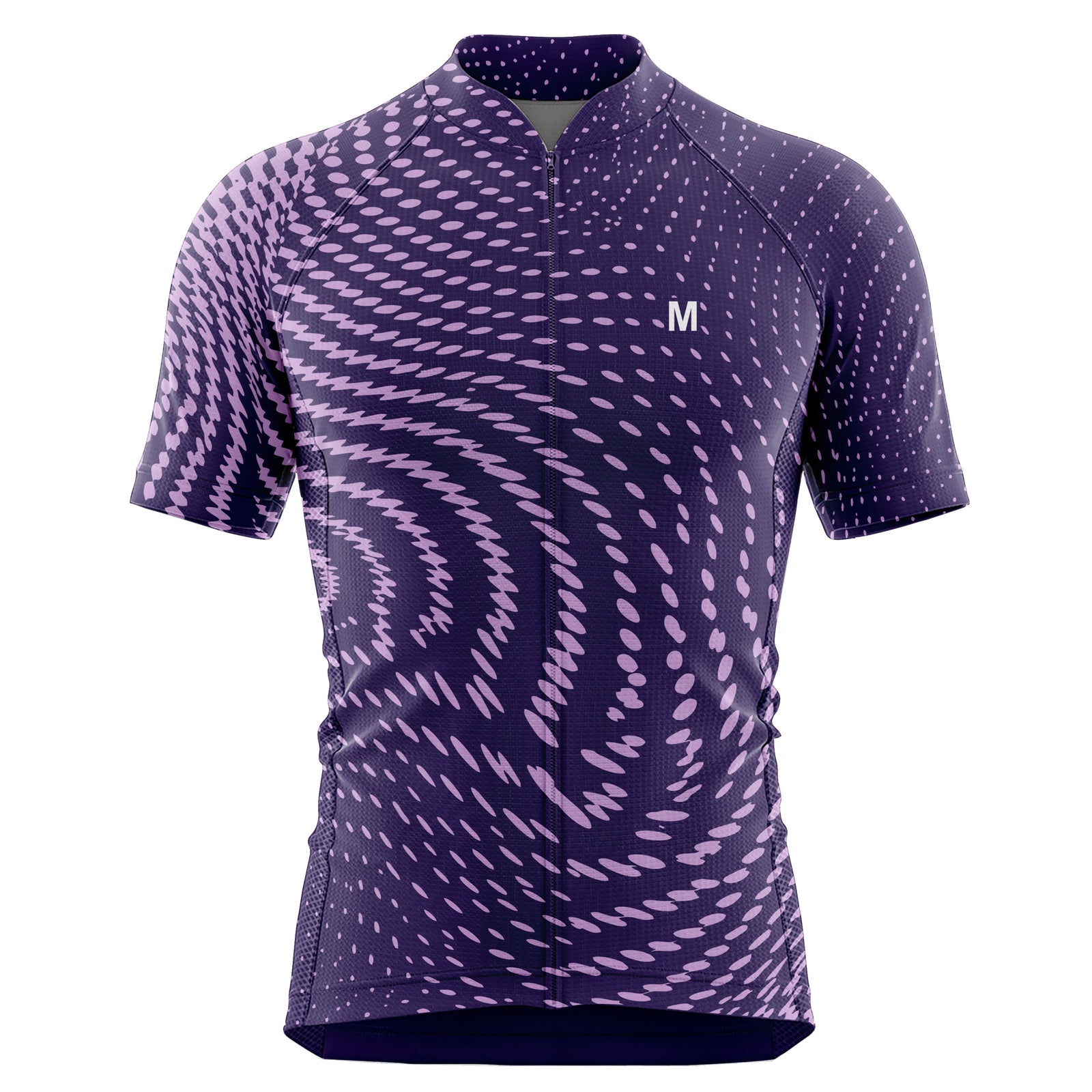 Jersey de ciclismo azul del lado de los hombres