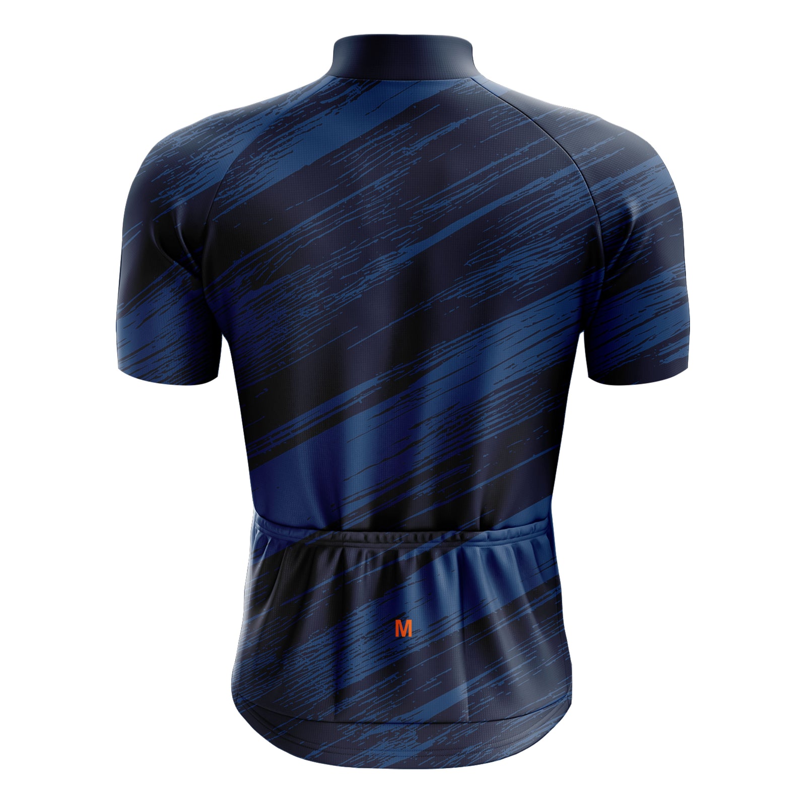 Jersey de ciclismo azul del lado de los hombres