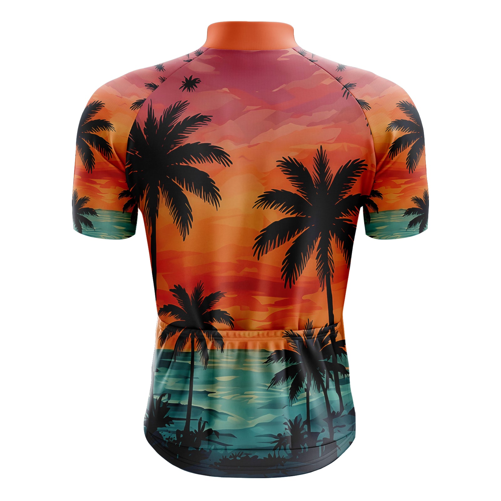 Jersey de ciclismo azul del lado de los hombres