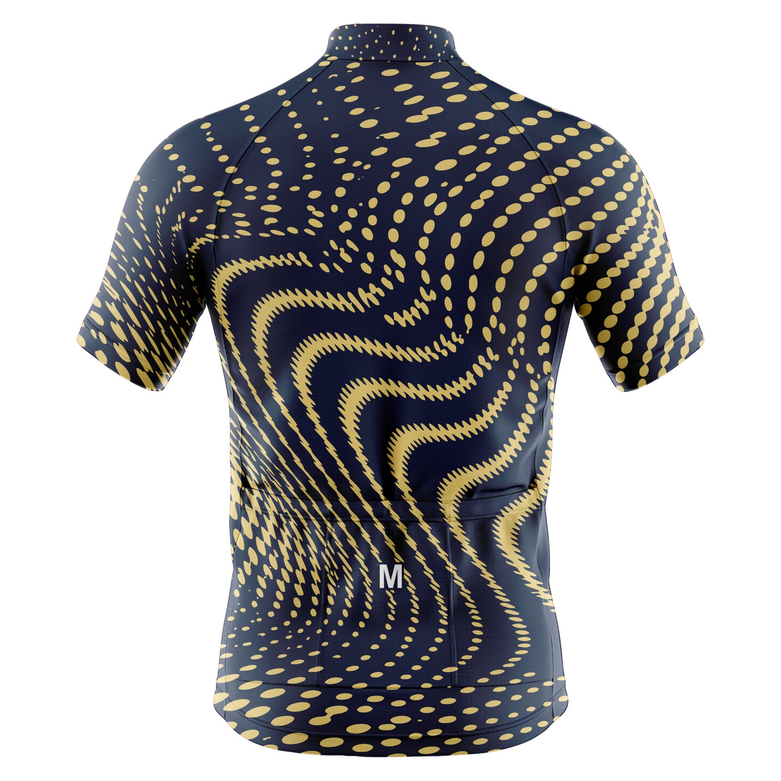 Jersey de ciclismo azul del lado de los hombres