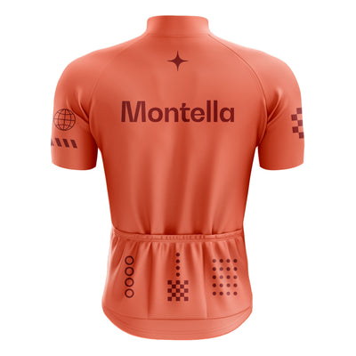 Jersey de ciclismo azul del lado de los hombres