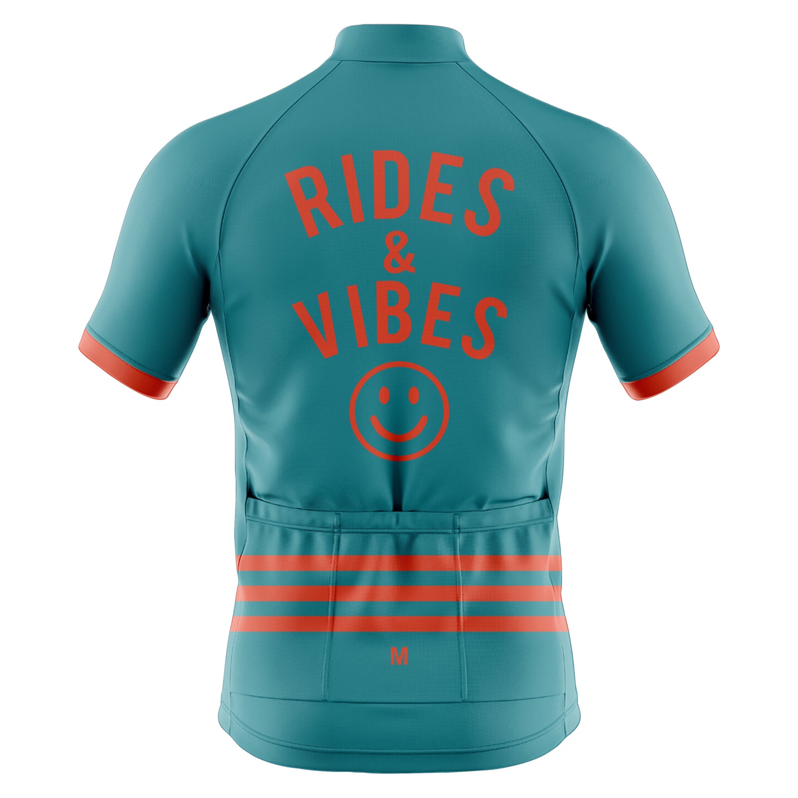 Men's Rides & Vibes Cycling Jersey - teal