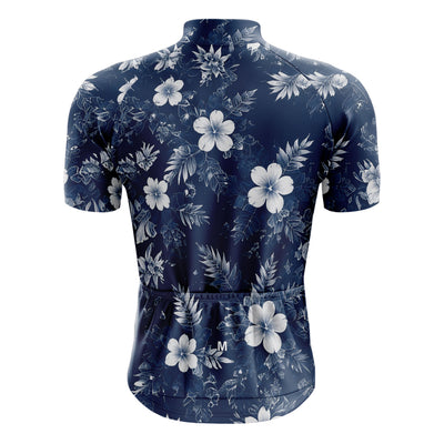 Jersey de ciclismo azul del lado de los hombres