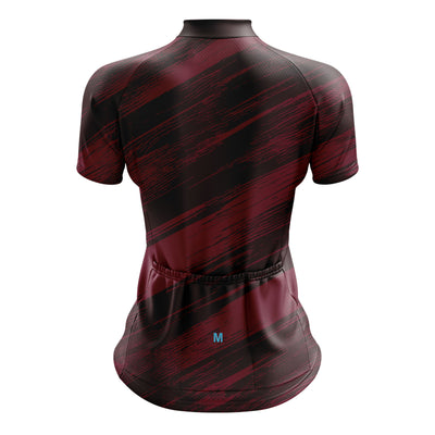 Women's Burgundy Cycling Jersey or Shorts