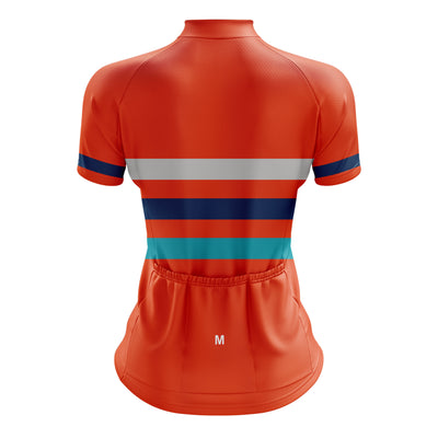 Women's Orange Cycling Jersey 26 Edition
