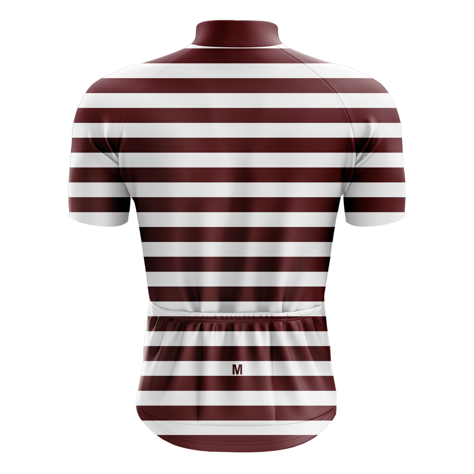 Men's Burgundy Lines Cycling Jersey or Bib Shorts 26/15 Edition
