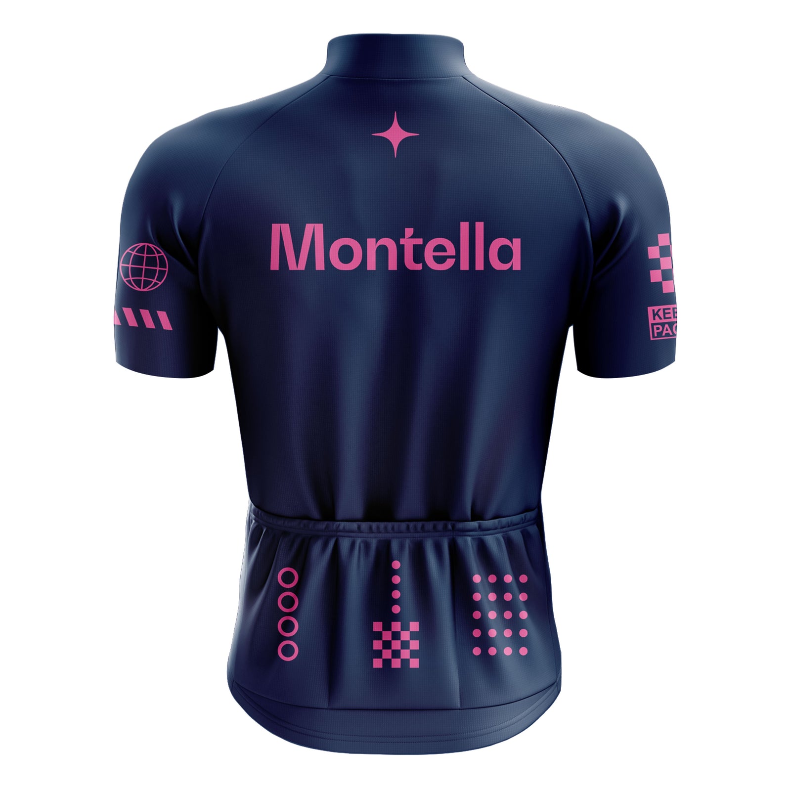 Jersey o baberos para hombres del lado azul