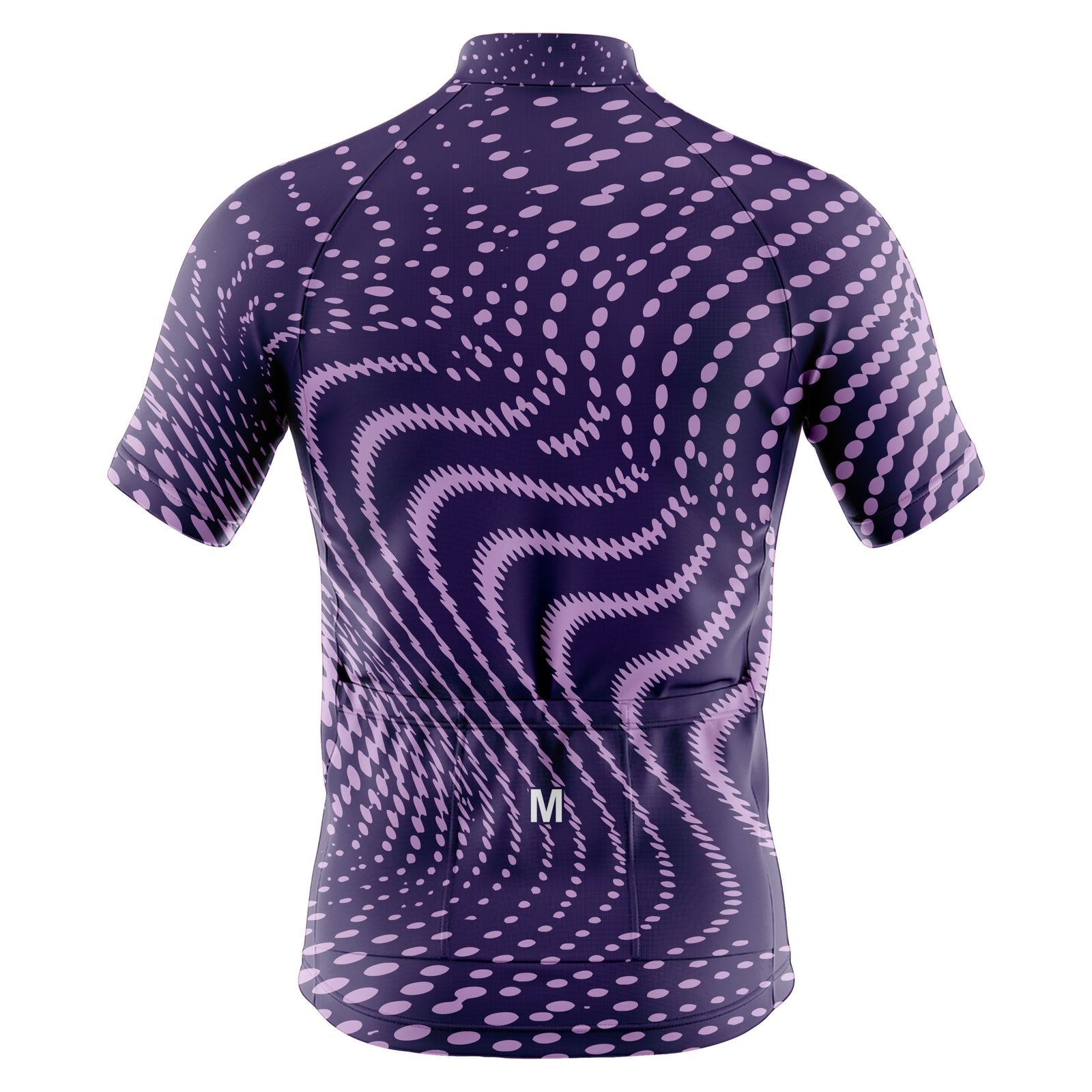 Jersey de ciclismo azul del lado de los hombres