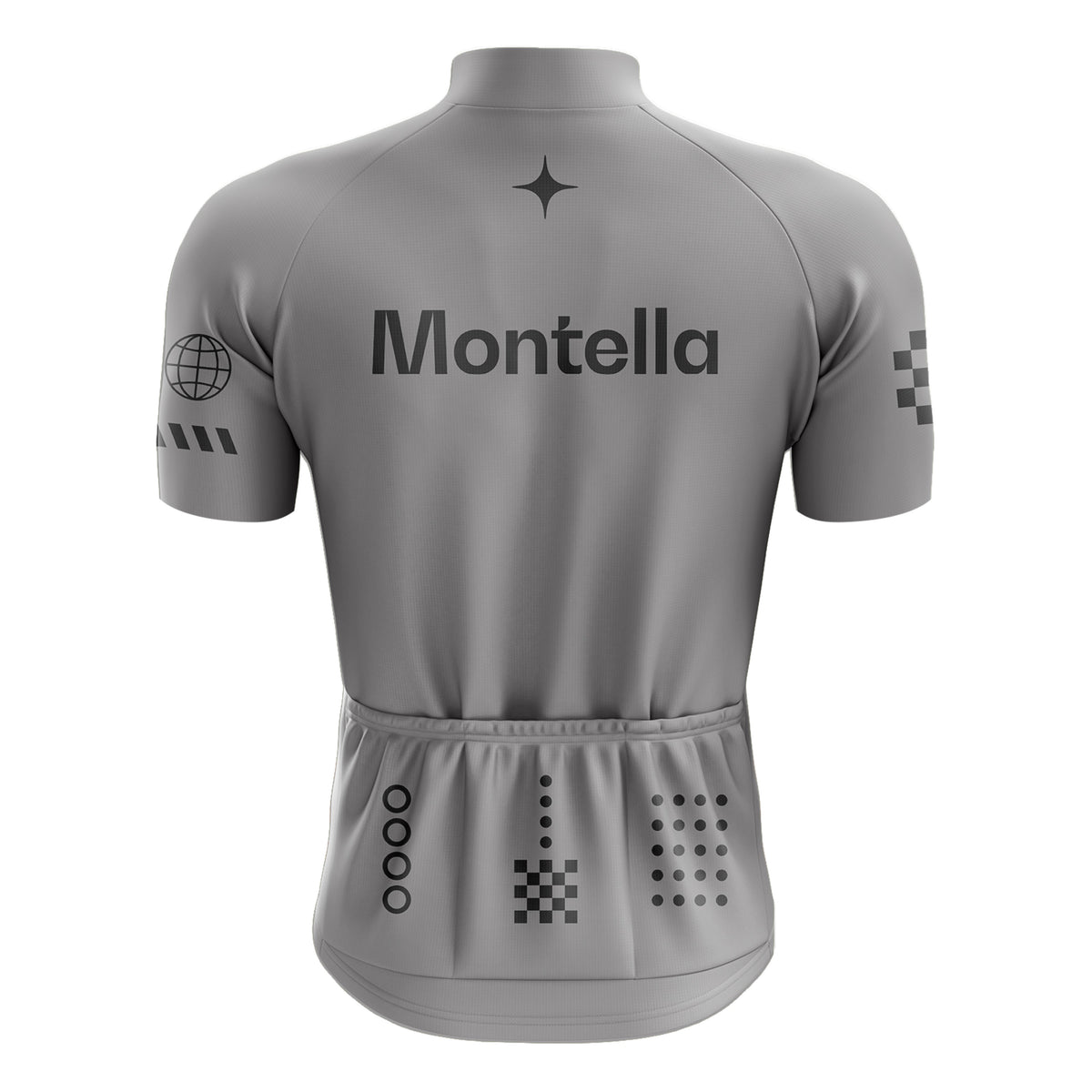 Men's Grey Cycling Jersey or Bib Shorts