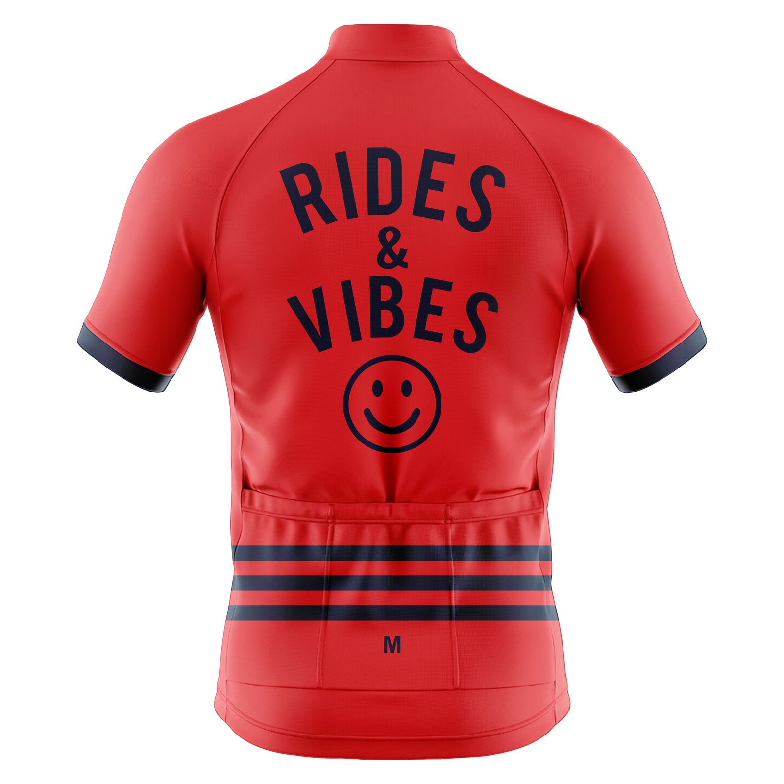 Men's Rides & Vibes Cycling Jersey - Red