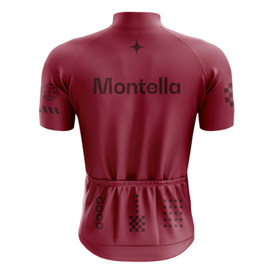 Men's Burgundy Cycling Jersey or Bib Shorts