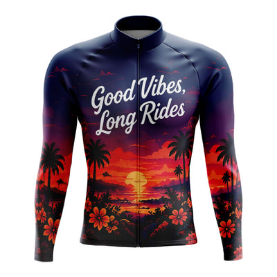 Jersey de ciclismo de manga de ángulo negro de los hombres