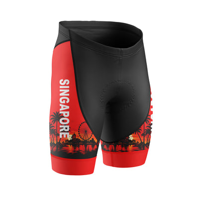 Mujeres pantalones cortos de ciclismo de gradiente rosa