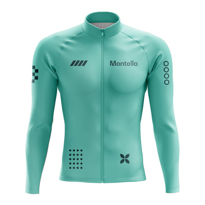 Jersey de ciclismo de manga de ángulo negro de los hombres