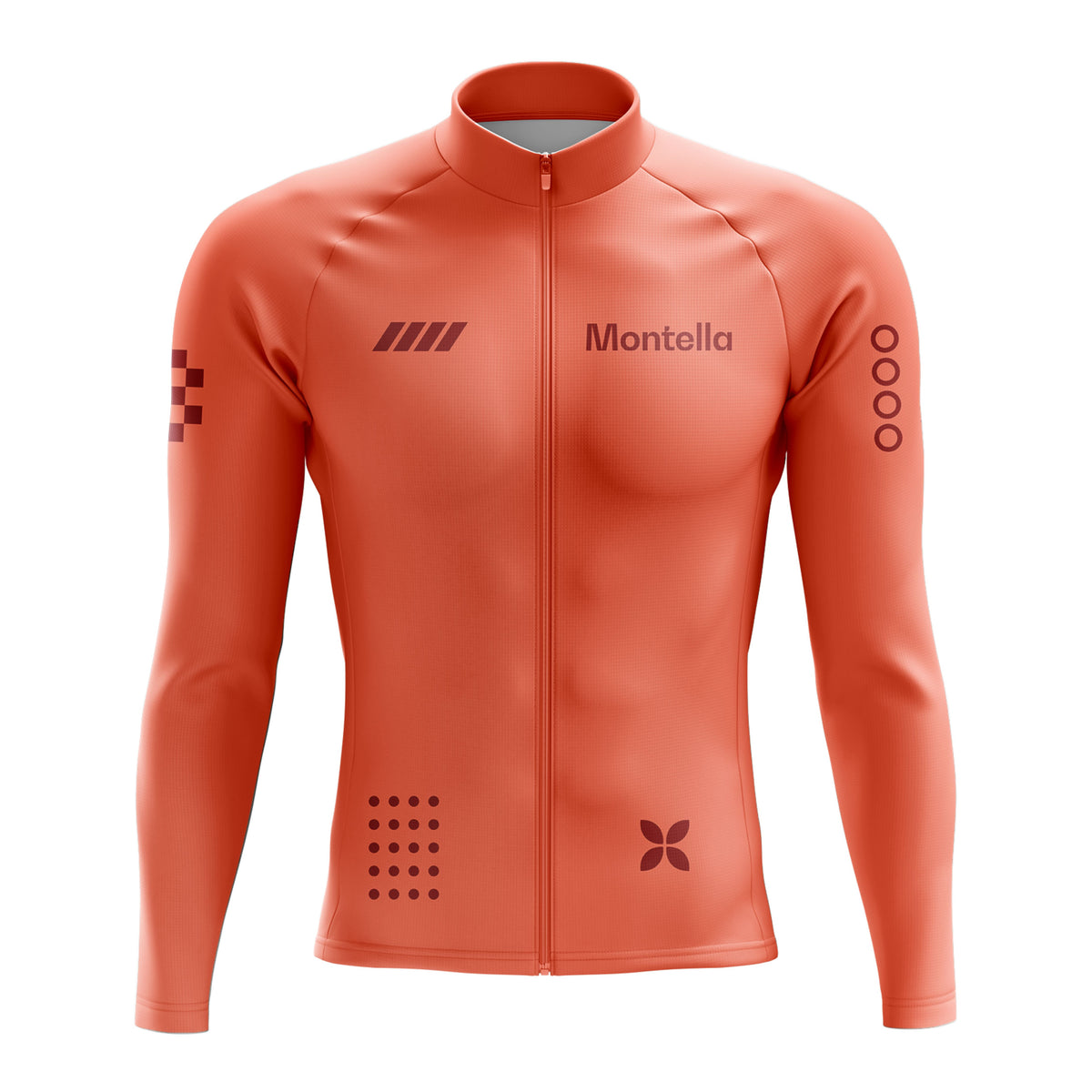 Jersey de ciclismo de manga de ángulo negro de los hombres