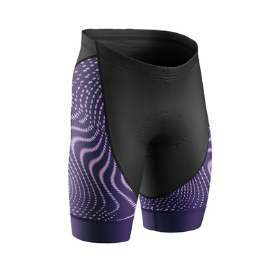 Mujeres pantalones cortos de ciclismo de gradiente rosa