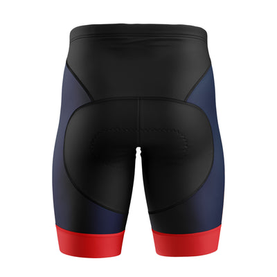 Women Rides & Vibes Cycling Shorts - Blue