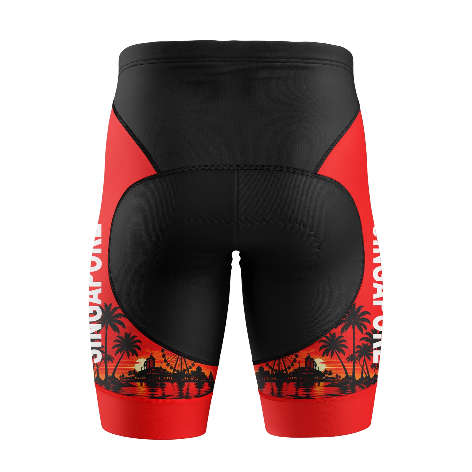 Mujeres pantalones cortos de ciclismo de gradiente rosa