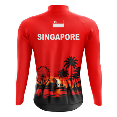 Jersey de ciclismo de manga de ángulo negro de los hombres