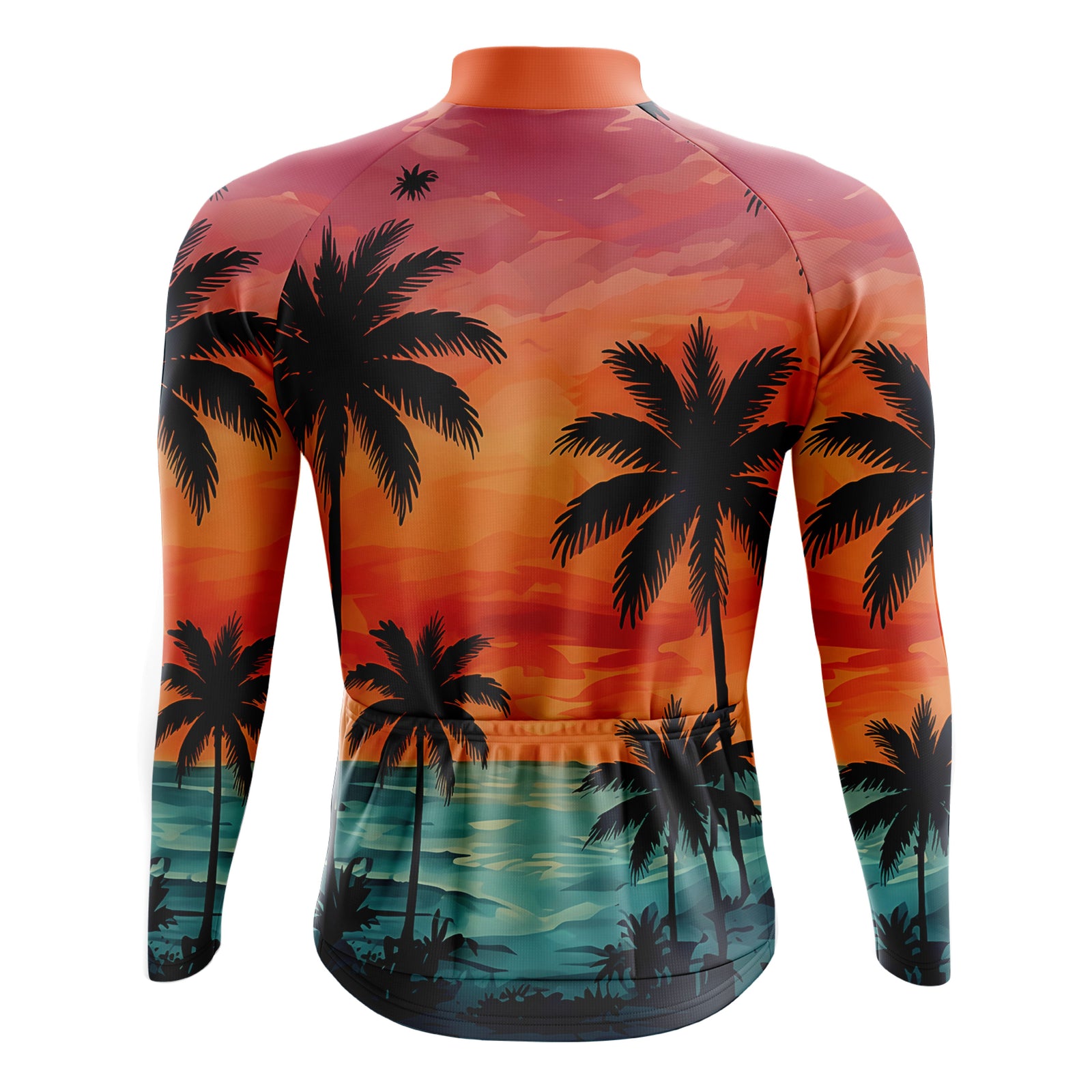 Men's Beach Long Sleeve Cycling Jersey