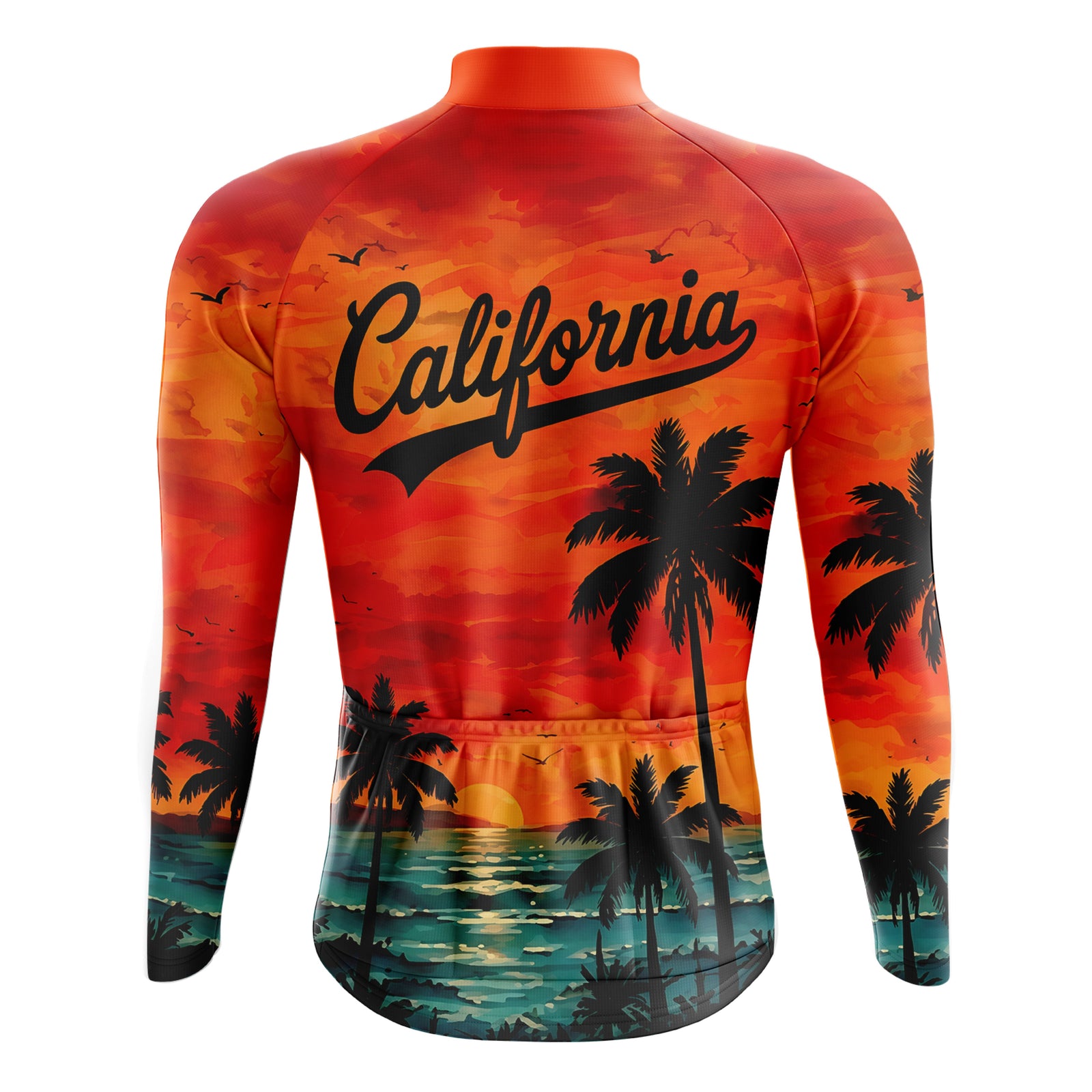 Jersey de ciclismo de manga de ángulo negro de los hombres