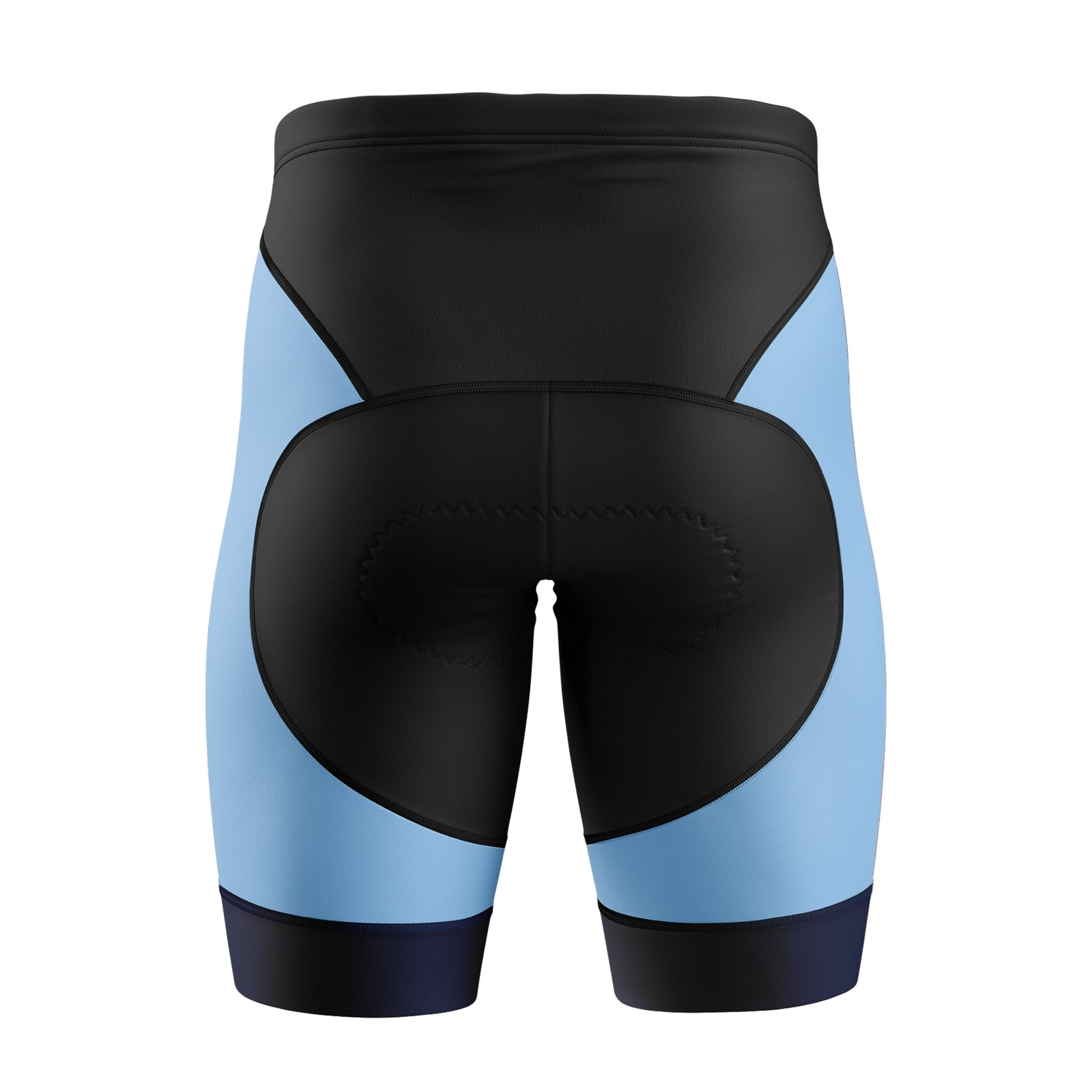 Women Rides & Vibes Cycling Shorts - Light Blue