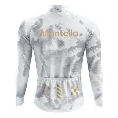 Jersey de ciclismo de manga de ángulo negro de los hombres