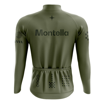 Jersey de ciclismo de manga de ángulo negro de los hombres