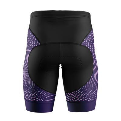 Mujeres pantalones cortos de ciclismo de gradiente rosa