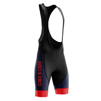 Men's Rides & Vibes Cycling Bib Shorts - Blue
