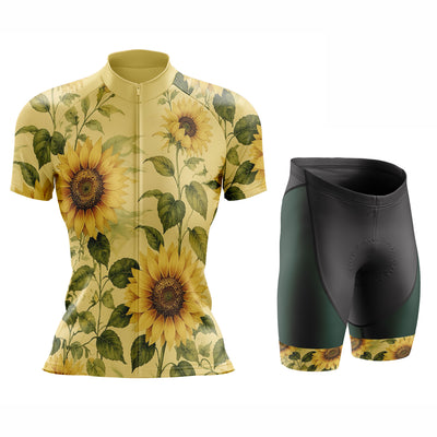 Women's Sunflowers Cycling Jersey or Shorts