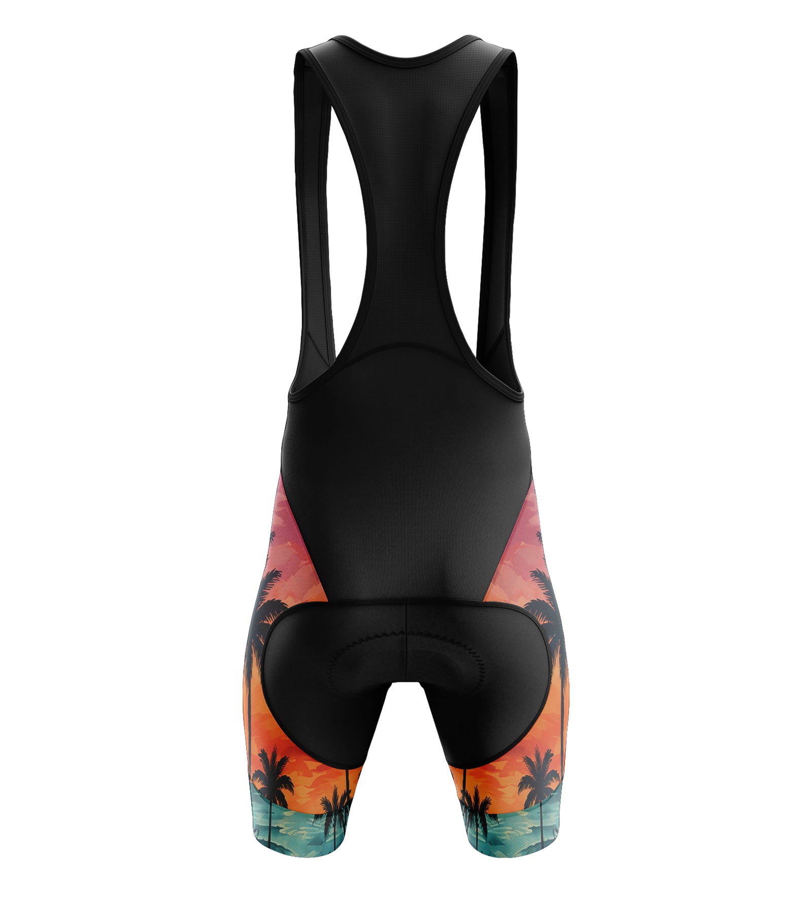 Pantalones cortos de ciclismo de lado azul