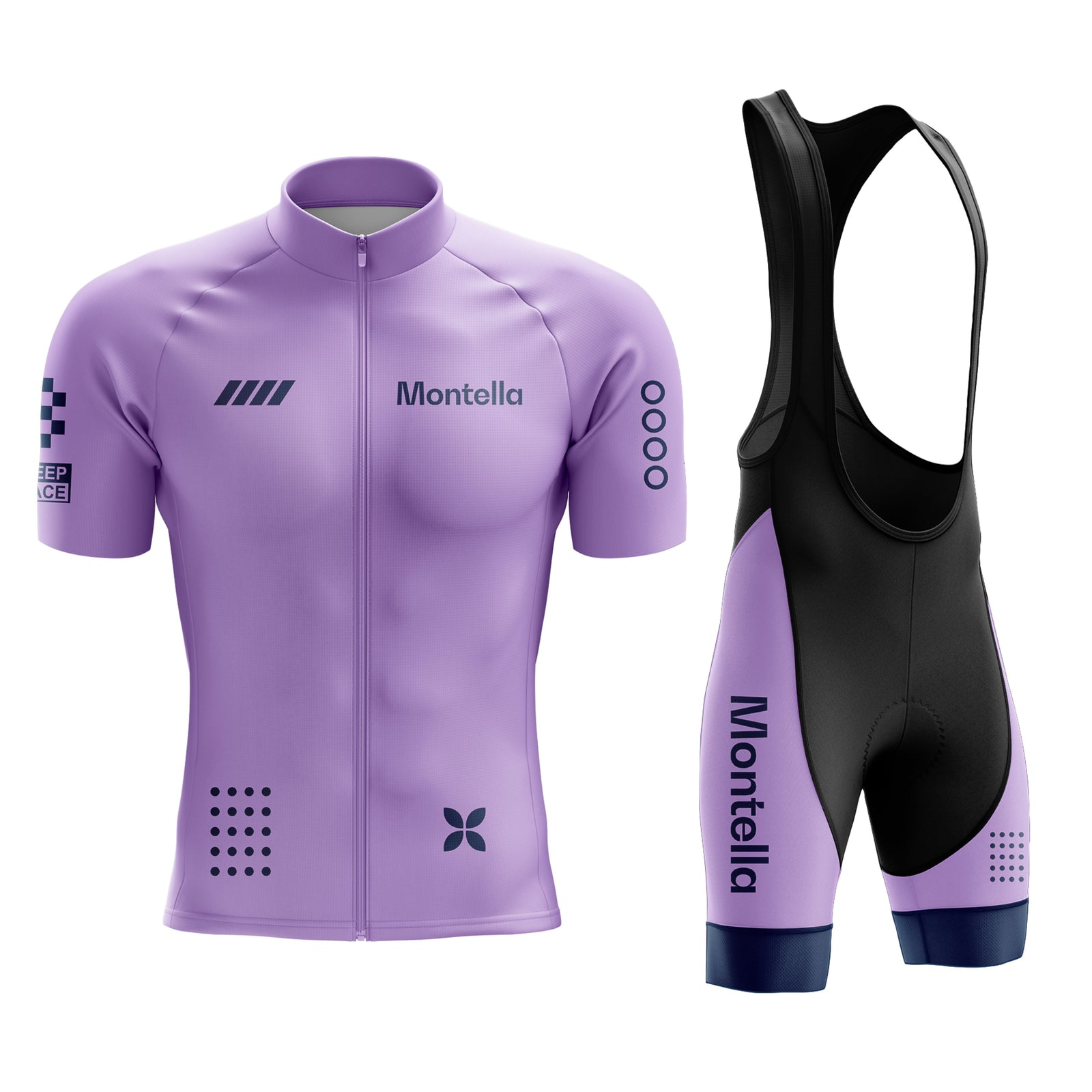Jersey o baberos para hombres del lado azul